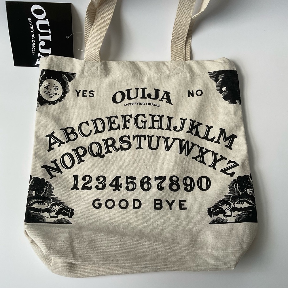 Hasbro Cream and Black Ouija Tote Bag